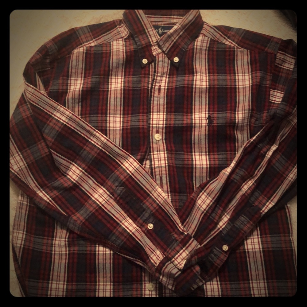 Boys polo button down